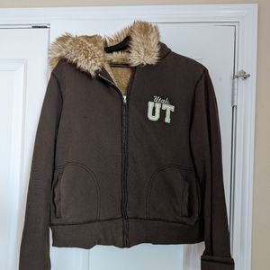 Faux wool lined jacket